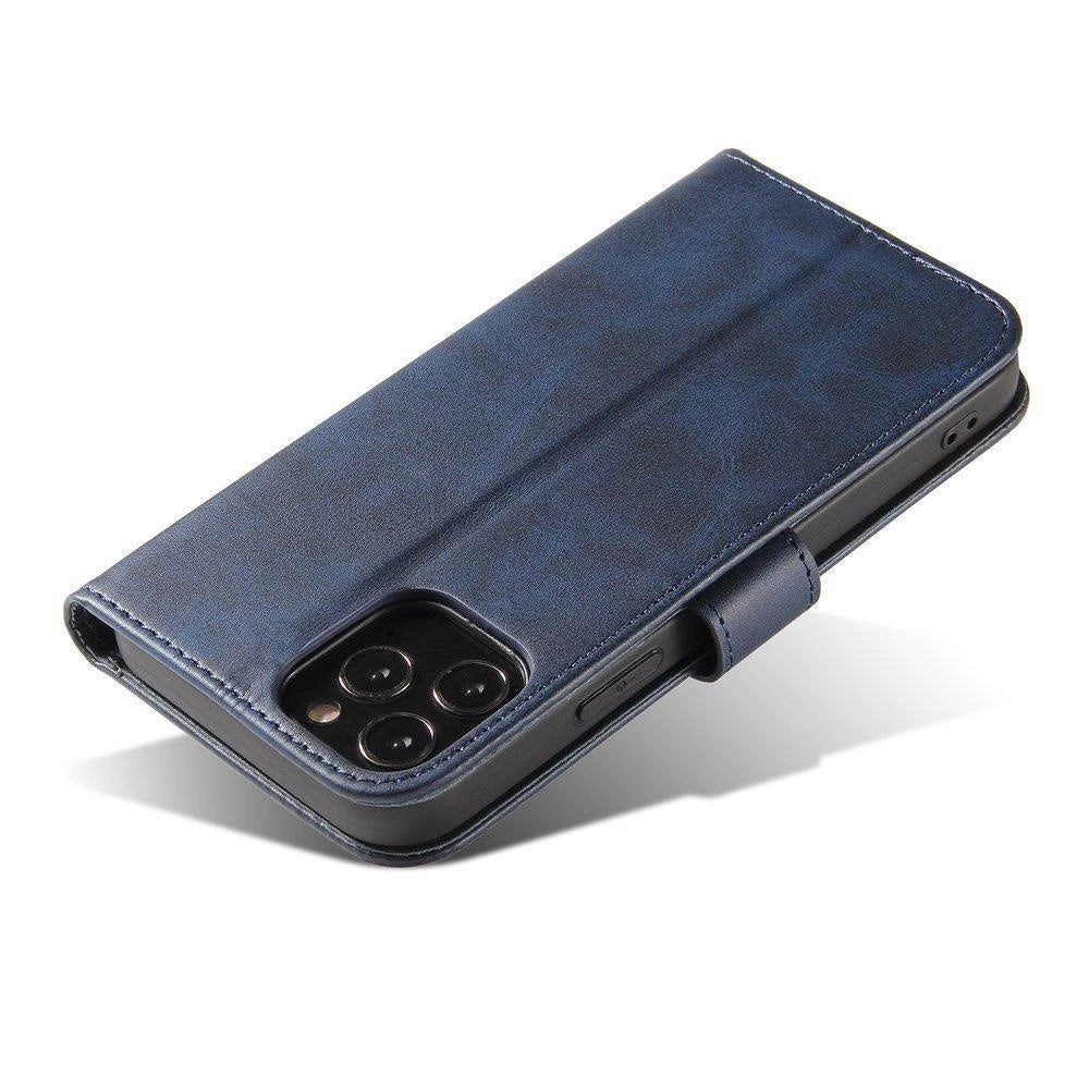 Magnet Case elegant case case cover med en flap og stand funktion Poco M4 Pro 5G blå