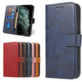 Magnet Case elegant case case cover med en flap og stand funktion Poco M4 Pro 5G blå