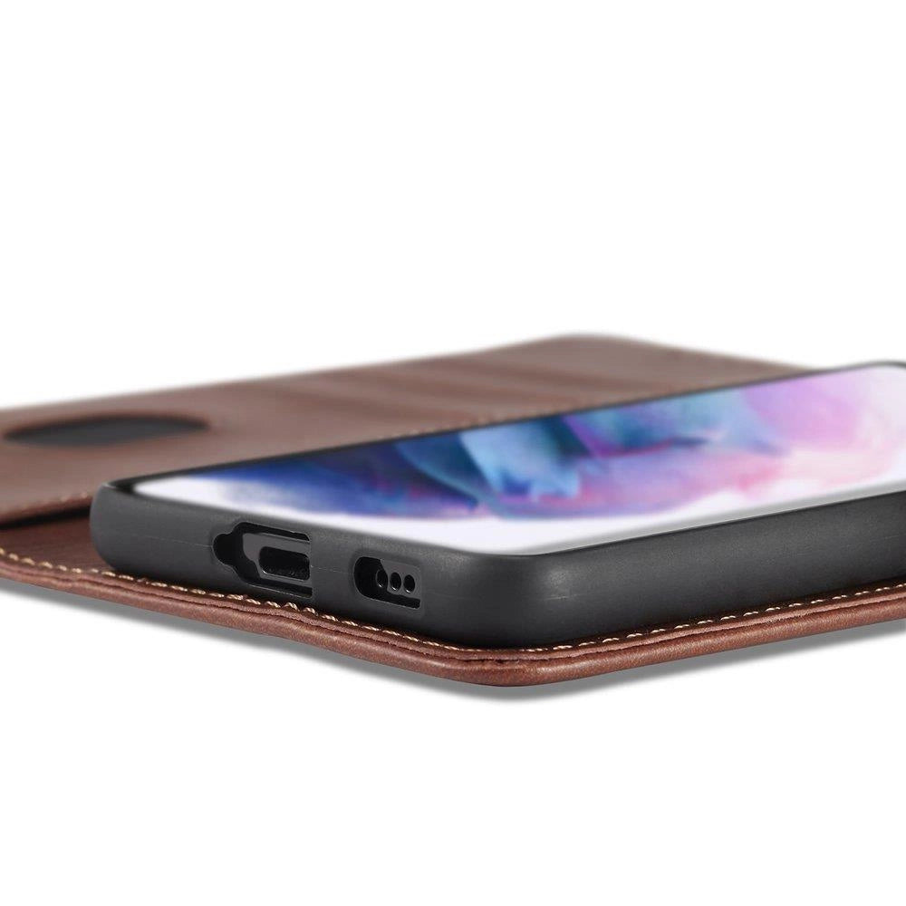 Magnet Case Elegant Case Cover Flip Cover Samsung Galaxy S22 + (S22 Plus) Blå