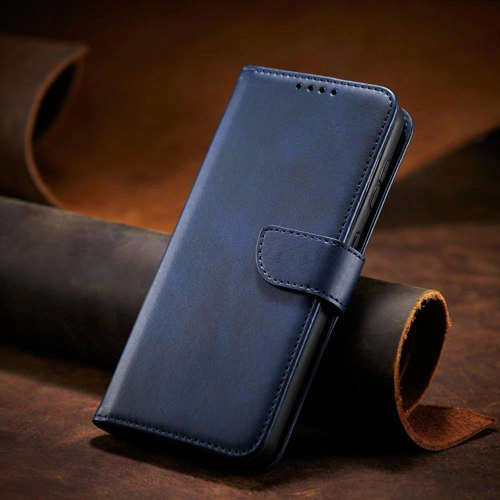 Magnet Case Elegant Case Cover Flip Cover Samsung Galaxy S22 + (S22 Plus) Blå