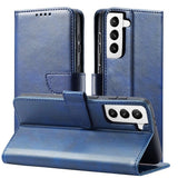Magnet Case Elegant Case Cover Flip Cover Samsung Galaxy S22 + (S22 Plus) Blå