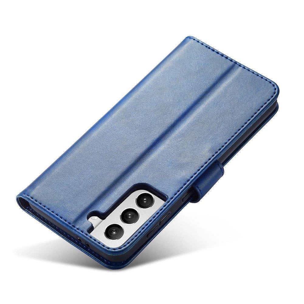 Magnet Case Elegant Case Cover Flip Cover Samsung Galaxy S22 + (S22 Plus) Blå