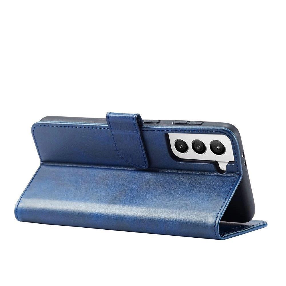 Magnet Case Elegant Case Cover Flip Cover Samsung Galaxy S22 + (S22 Plus) Blå