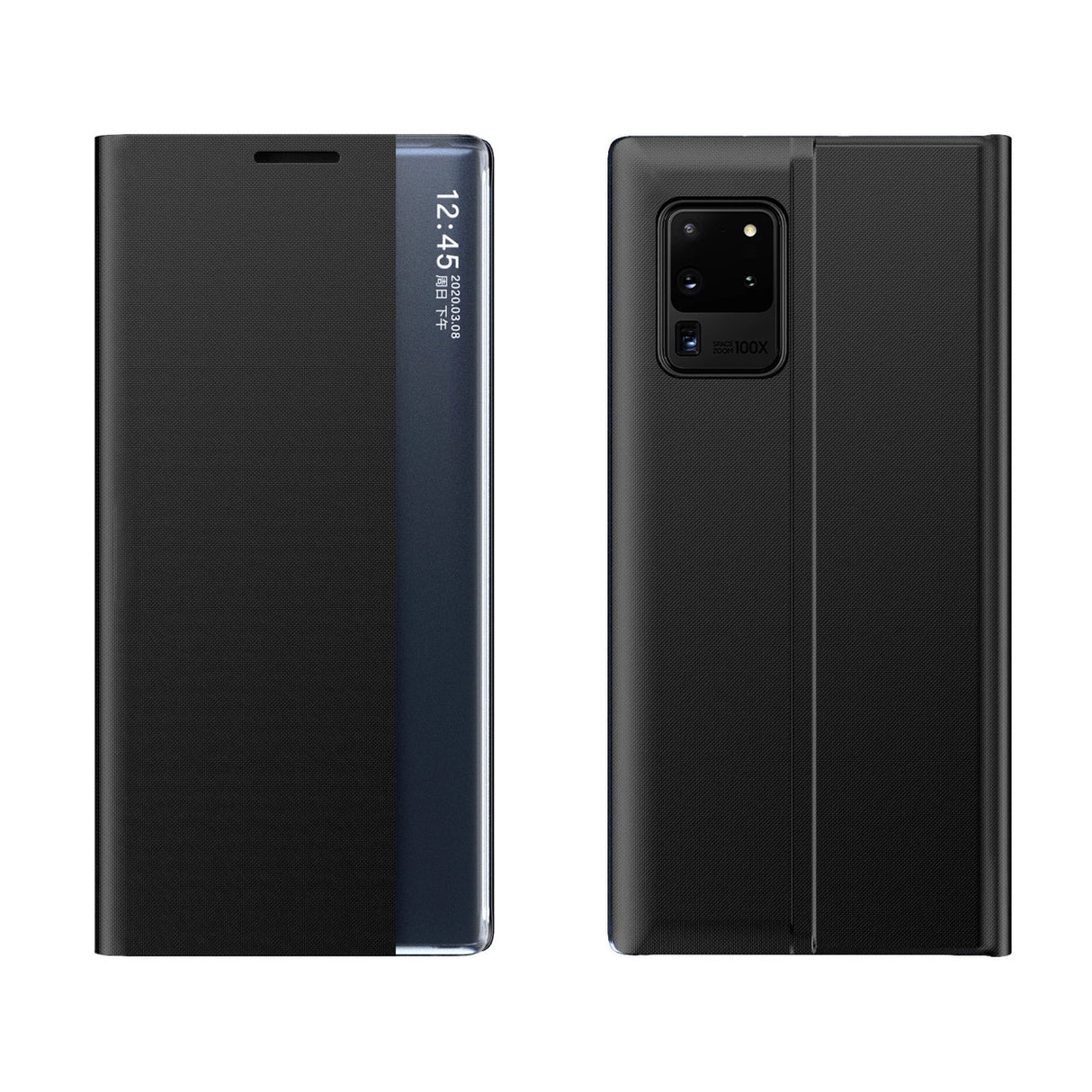 Ny Sleep Case-dæksel med stativfunktion til Samsung Galaxy A53 5G sort