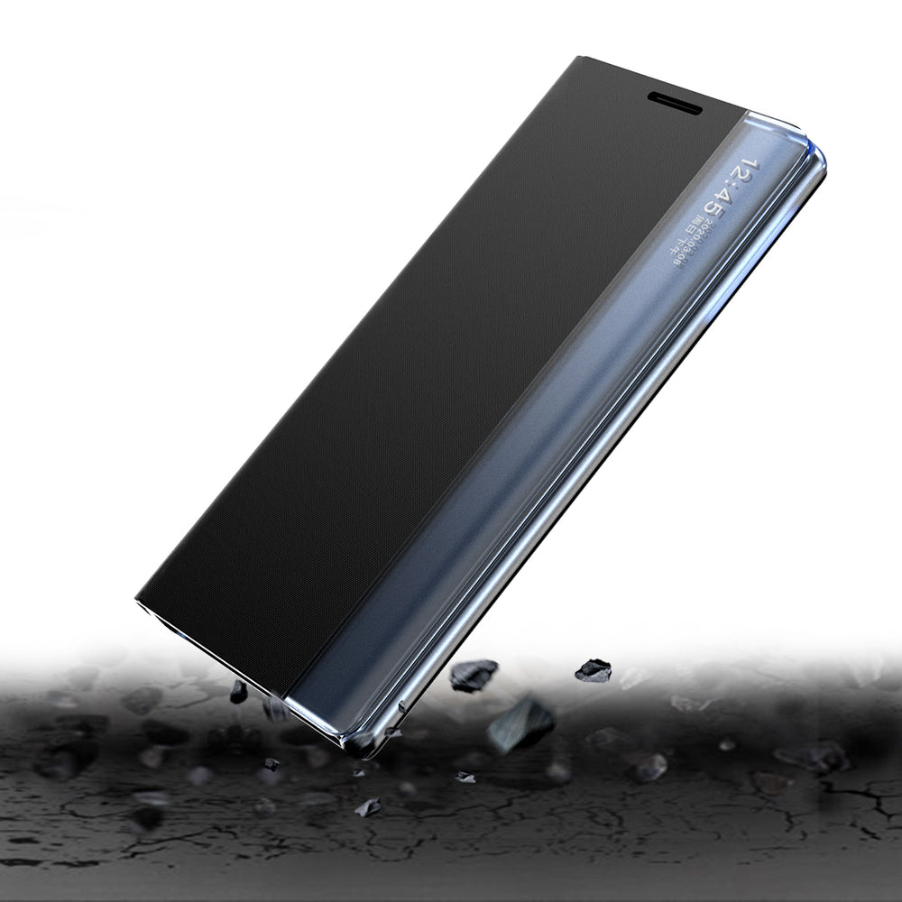 Ny Sleep Case-dæksel med standfunktion til Samsung Galaxy S22 + (S22 Plus) sort
