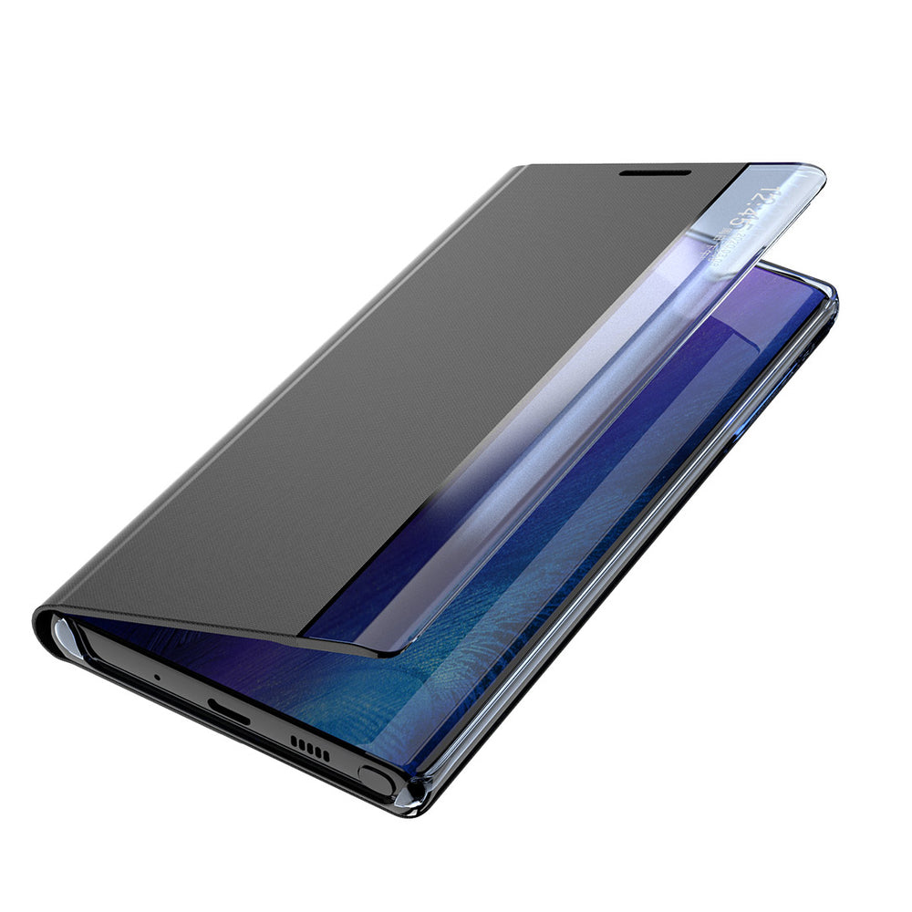 Ny Sleep Case-dæksel med standfunktion til Samsung Galaxy S22 + (S22 Plus) sort