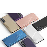 Clear View Case flip cover til Samsung Galaxy S22 + (S22 Plus) sort