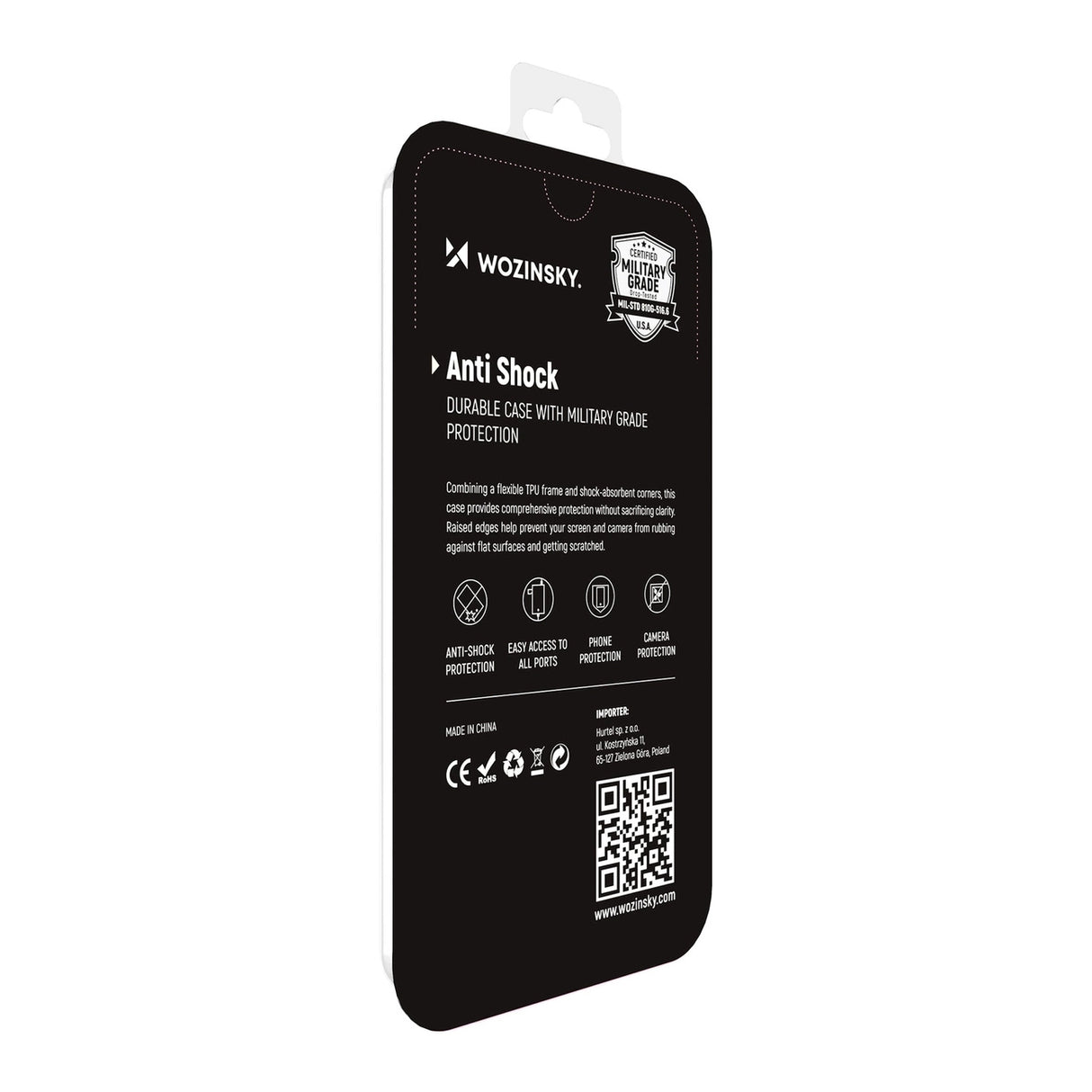 Wozinsky Anti Shock Armored Case til Xiaomi Redmi 10 gennemsigtig