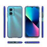 Spring Cover Case gel TPU cover med farvet ramme til Xiaomi Redmi 10 lyserød