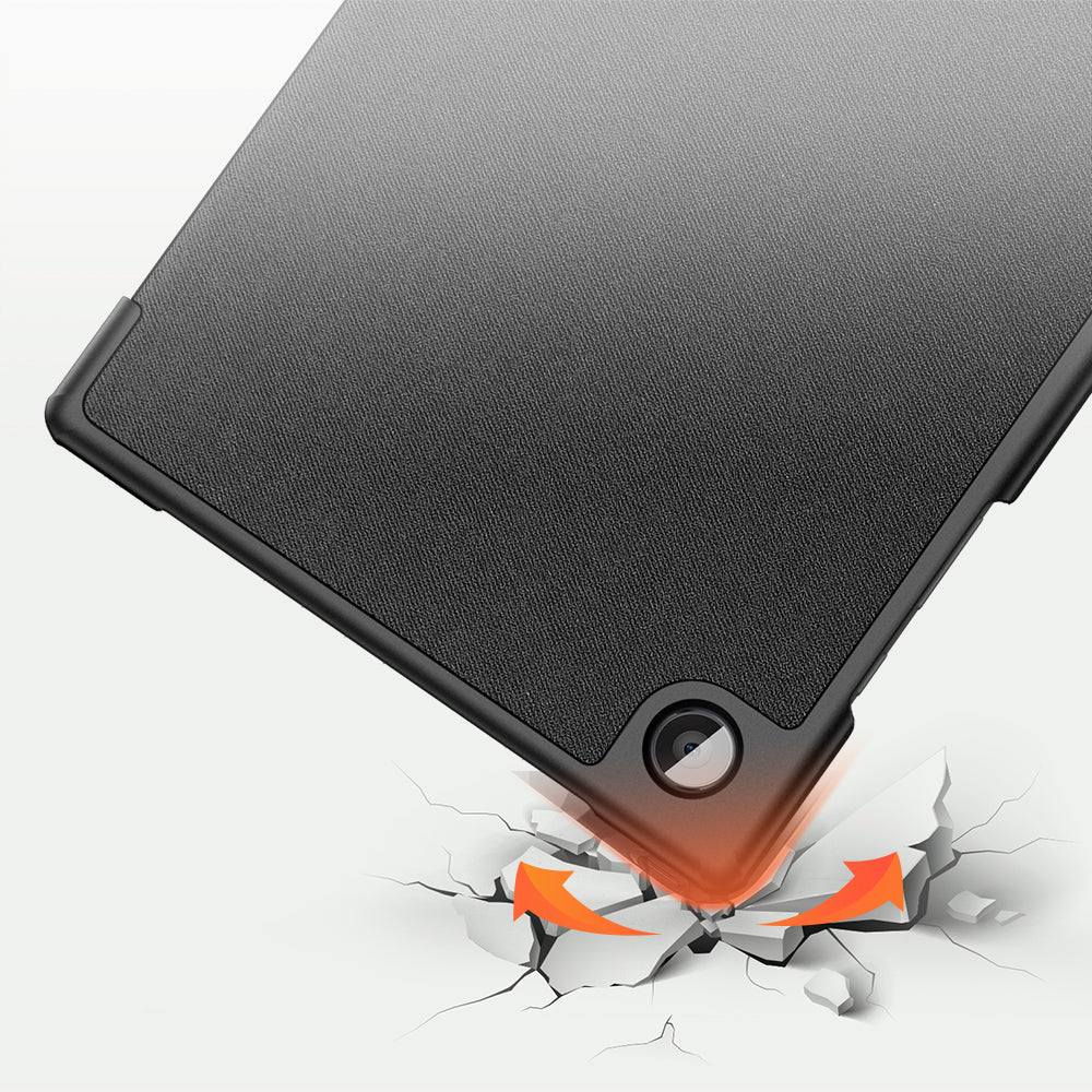 Dux Ducis Domo Foldbar Tablet Cover Case med Smart Sleep Function Stand Samsung Galaxy Tab A8 10.5' 2021 Sort