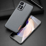 Dux Ducis Fino case nylon dækket cover Xiaomi Redmi Note 11 Pro+ 5G (Kina) / 11 Pro 5G (Kina) / Mi11i HyperCharge / Poco X4 NFC 5G blå