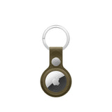 Apple AirTag FineWoven Key Ring – Dark Olive