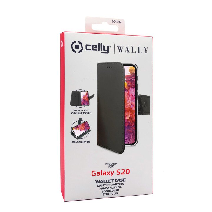 Celly Wally Samsung Galaxy S20 Bookcase Black