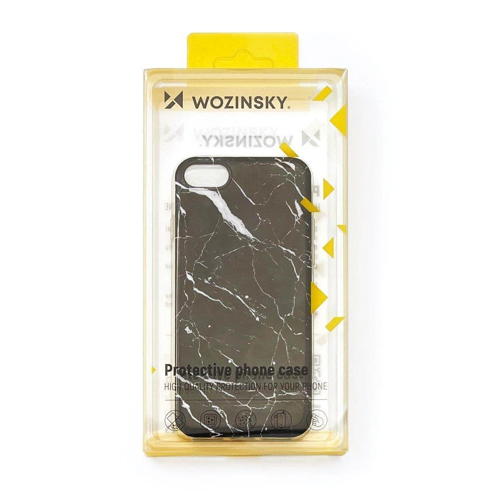 Wozinsky Marble TPU cover gel marmor til Samsung Galaxy A03s (166.5) hvid