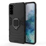 Ring Armor robust hybrid case cover + magnetisk holder til Samsung Galaxy S22 + (S22 Plus) sort