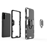 Ring Armor robust hybrid case cover + magnetisk holder til Samsung Galaxy S22 + (S22 Plus) sort