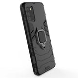 Ring Armor robust hybrid case cover + magnetisk holder til Samsung Galaxy A03s (166.5) sort