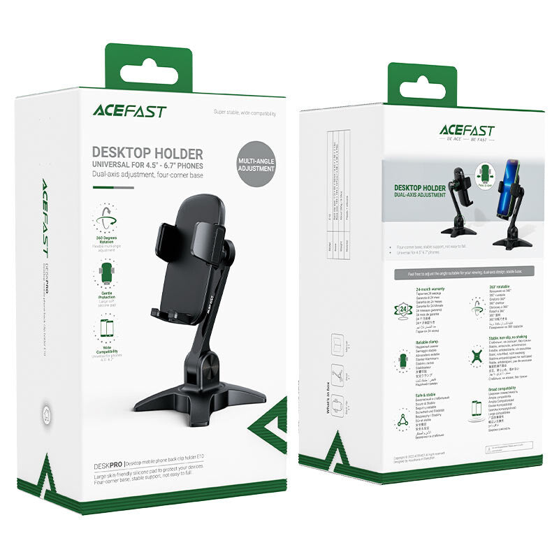 ACEFAST E10 Passiv holder Mobiltelefon/Smartphone Sort