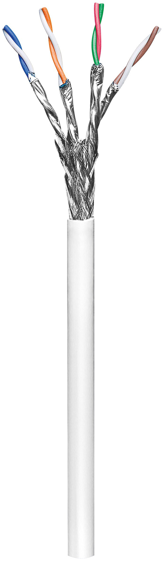 Goobay RJ45 CAT 6 S/FTP CCA 305m White