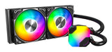 Montech HyperFlow ARGB 240 Processor Alt-i-en væskekøler 12 cm Sort 1 stk