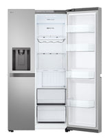 LG GSJC40PYPE side-by-side køle-fryseskab Fritstående 638 L Sølv