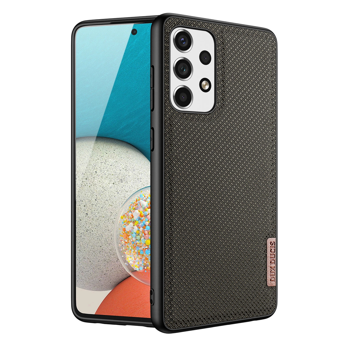 Dux Ducis Fino case er lavet af nylon materiale til Samsung Galaxy A73 grøn