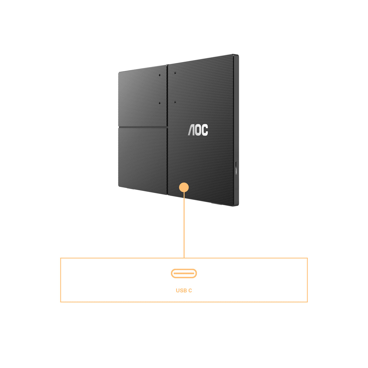 AOC T2 16T3EA computerskærm 39,6 cm (15.6") 1920 x 1080 pixel Fuld HD Sort