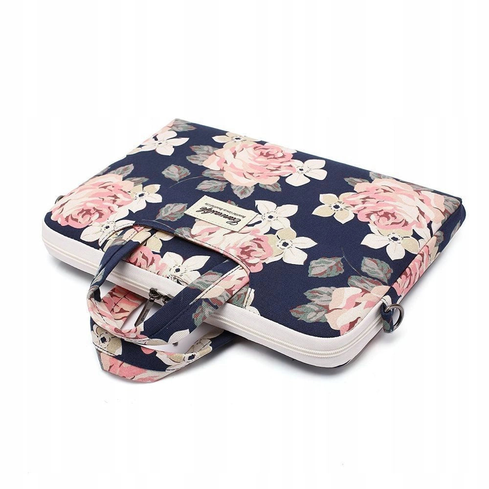 Canvaslife-mappe 15-16'' Laptop Bag - Navy Blue og White