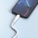 Dudao-kabel USB - USB type C 6A-kabel 1 m hvid (TGL3T)