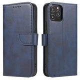 Magnet Case elegant forside med flap og stand funktion til Samsung Galaxy A03s (166.5) blå