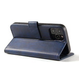 Magnet Case elegant forside med flap og stand funktion til Samsung Galaxy A03s (166.5) blå