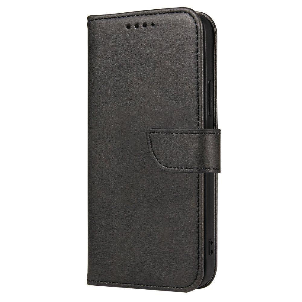 Magnet Case elegant cover med flap og standfunktion til Samsung Galaxy A73 sort