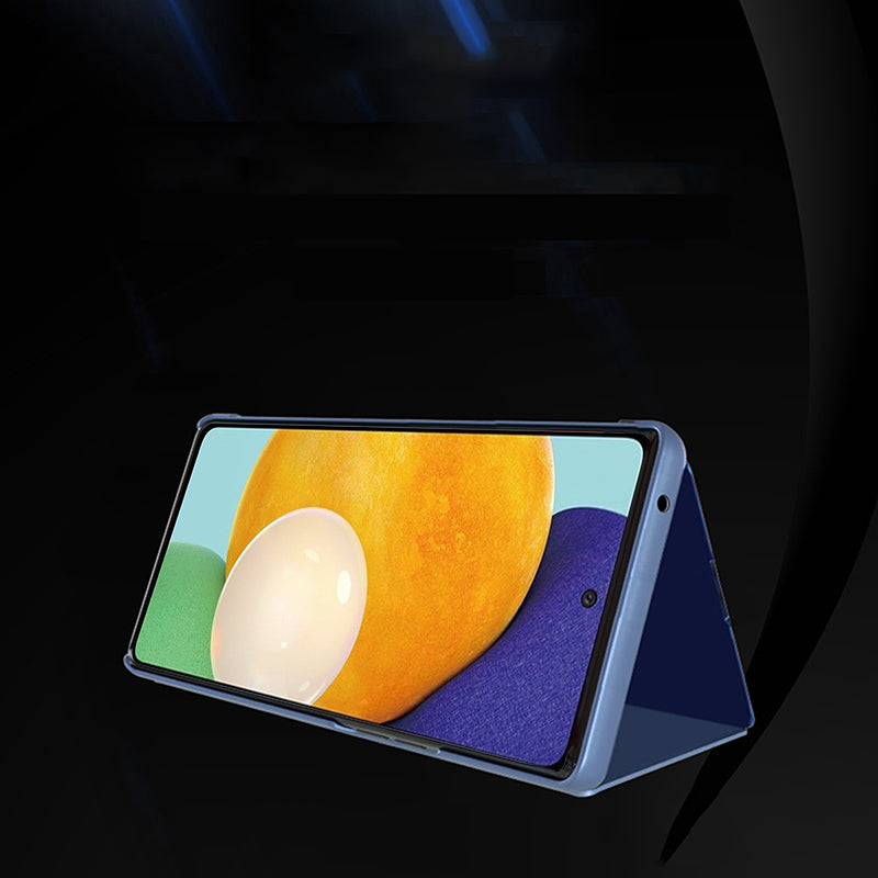 Clear View Case flip cover til Samsung Galaxy A73 blå