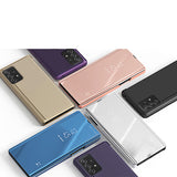 Clear View Case flip cover til Samsung Galaxy A73 blå