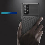 Thunder Case fleksibelt pansret cover til Samsung Galaxy A73 sort