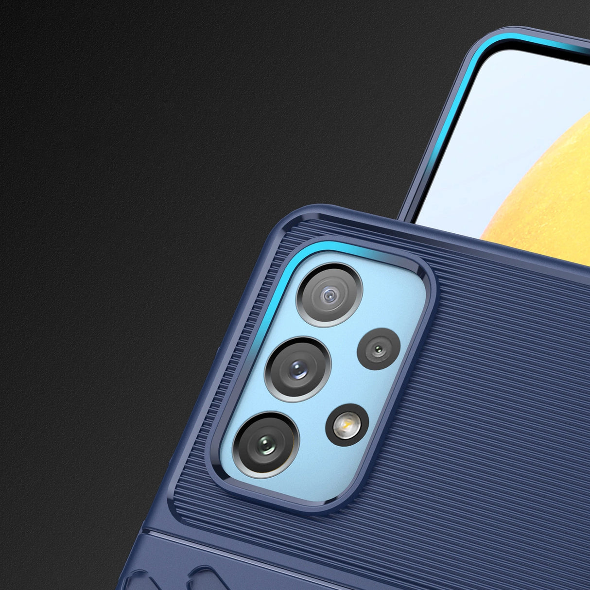 Thunder Case fleksible pansrede cover til Samsung Galaxy A73 blå