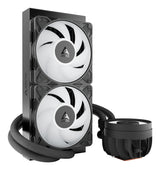 ARCTIC Liquid Freezer III Pro 240 A-RGB Processor Alt-i-en væskekøler 12 cm Sort, Hvid 1 stk