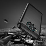 Carbon Case Fleksibel omslag til Nokia X100 sort