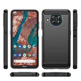Carbon Case Fleksibel omslag til Nokia X100 sort