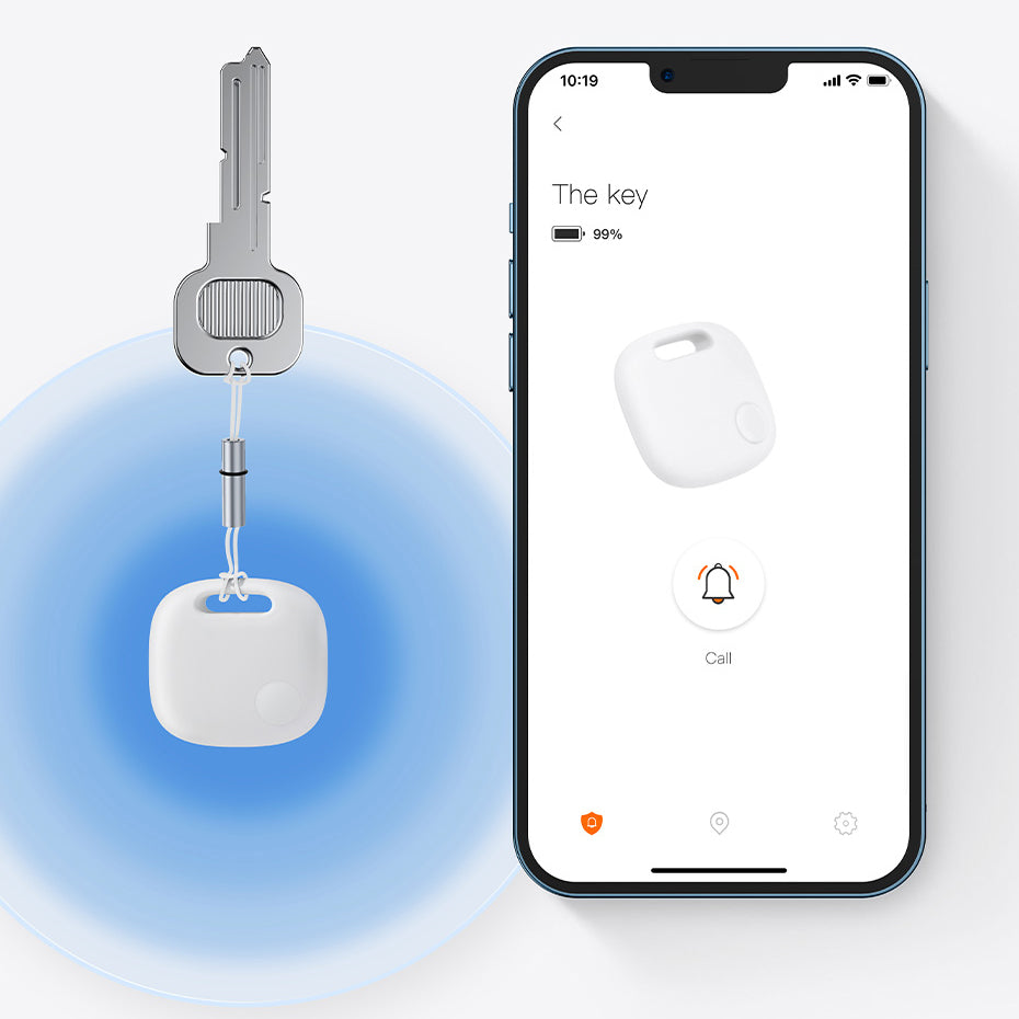Baseus T2 Pro smart GPS tracker til børns håndtaske nøgler hvid (FMTP000002)