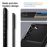 Spigen Rugged Armor Case til Samsung Galaxy S21 FE - Matte sort