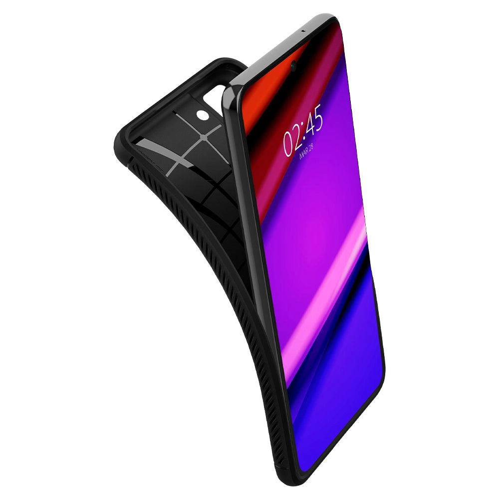 Spigen Rugged Armor Case til Samsung Galaxy S21 FE - Matte sort