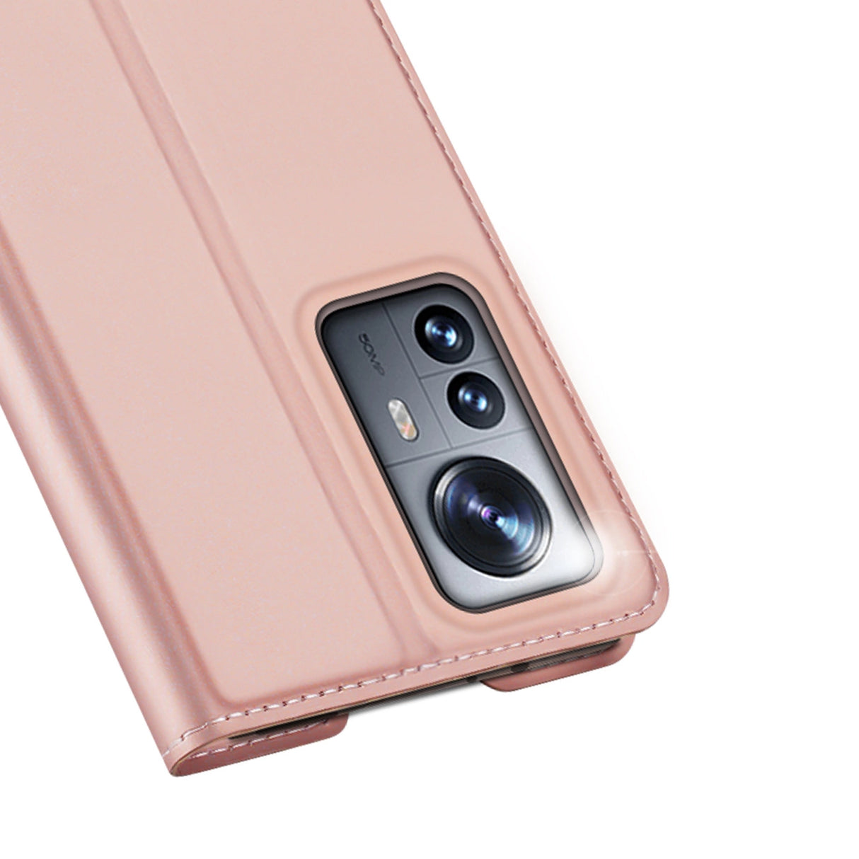 Dux Ducis Skin Pro Holster Cover Flip Cover til Xiaomi 12 Pro pink