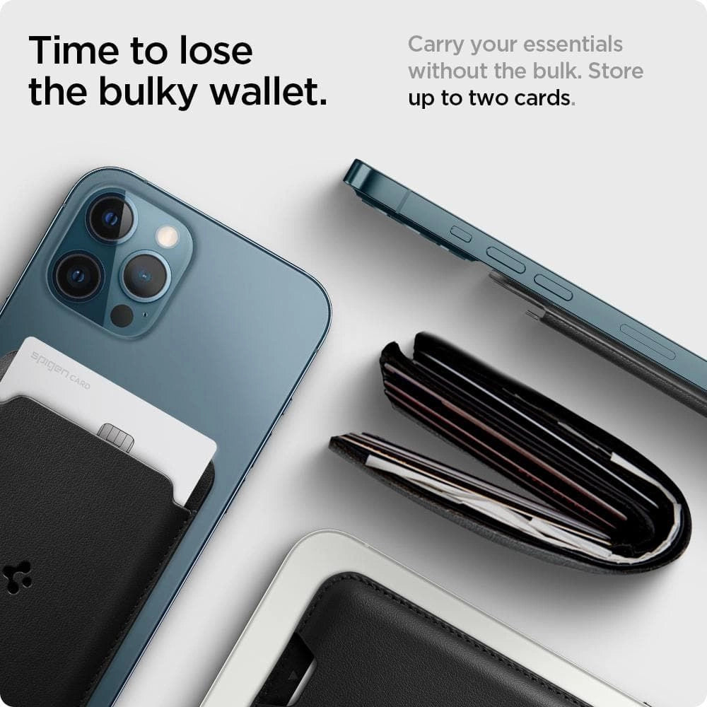 Spigen Valentinus Magnetic Wallet med MagSafe - sort