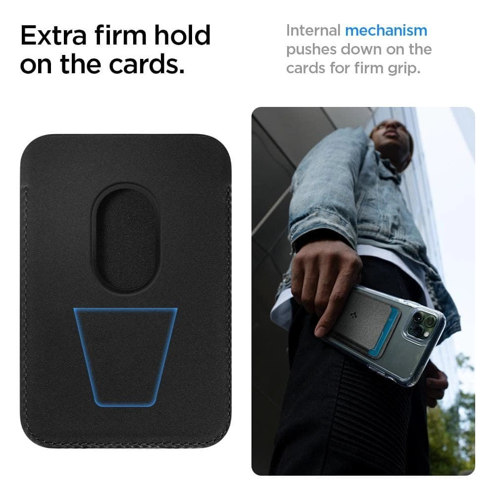 Spigen Valentinus Magnetic Wallet med MagSafe - sort