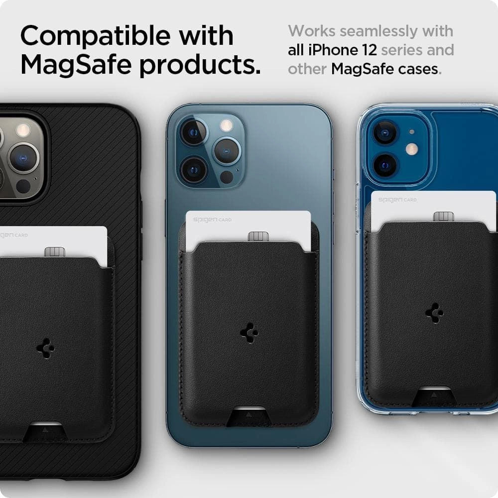 Spigen Valentinus Magnetic Wallet med MagSafe - sort