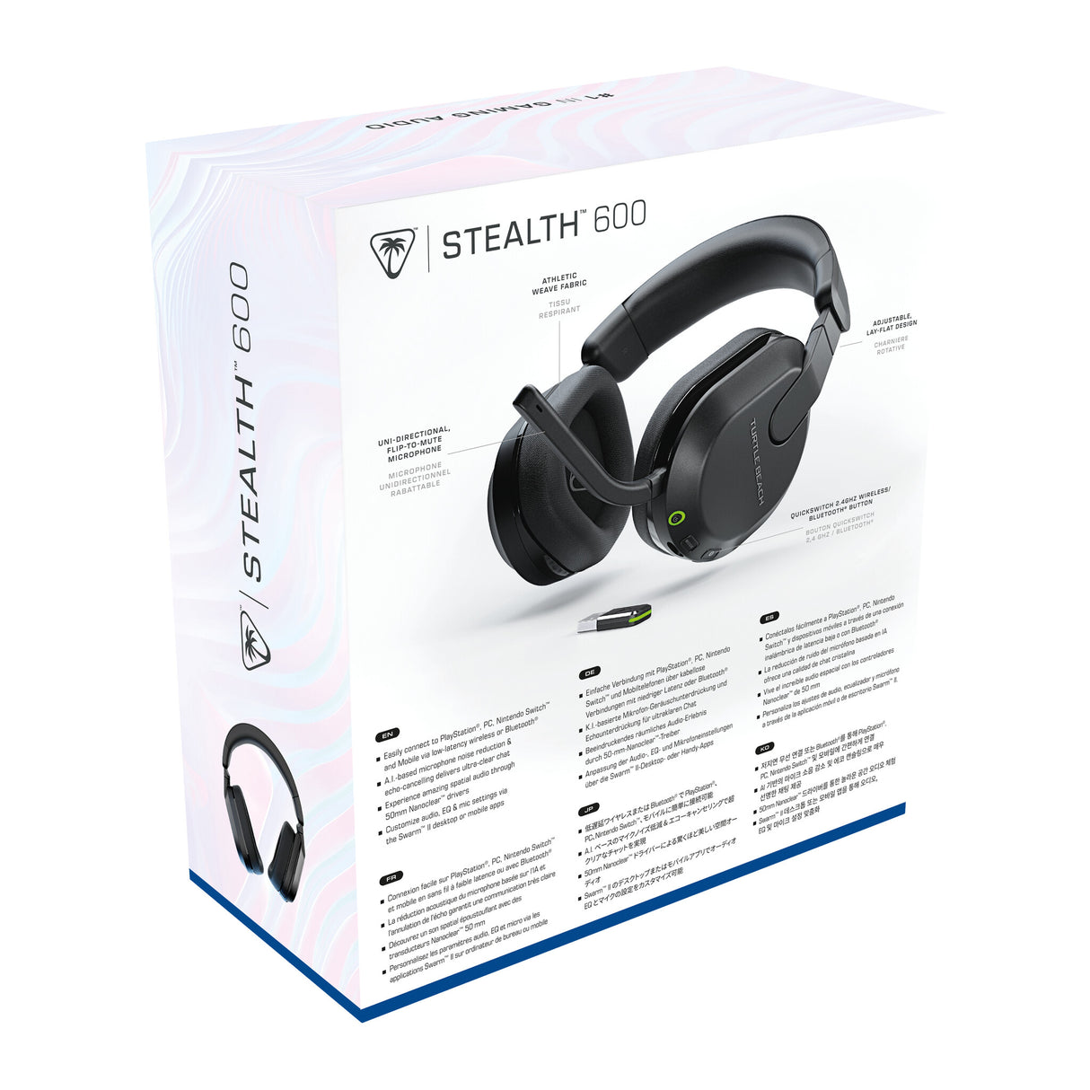 Turtle Beach Stealth 600 Gen 3 Headset Trådløs Spil Bluetooth Sort