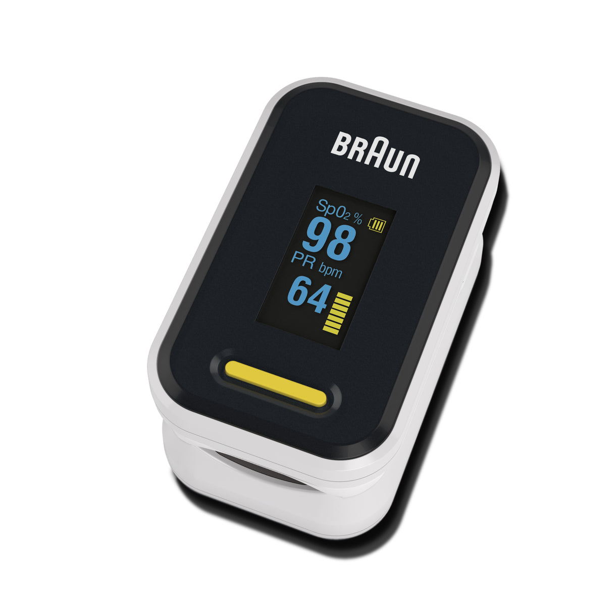 Braun YK-81CEU pulsoximeter Sort, Rustfrit stål