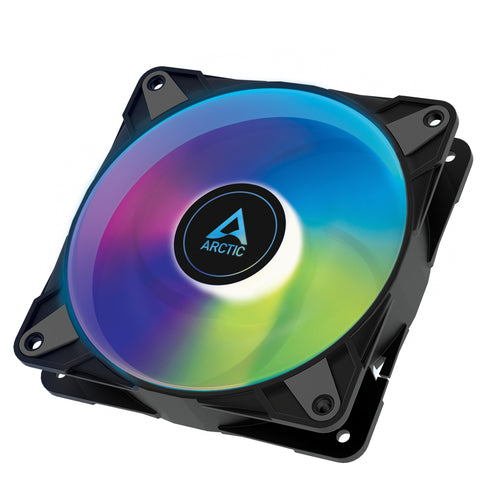 ARCTIC P12 PWM PST A-RGB 0dB Computerkabinet Ventilator 12 cm Sort, Hvid 1 stk