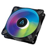 ARCTIC P12 PWM PST A-RGB 0dB Computerkabinet Ventilator 12 cm Sort, Hvid 1 stk